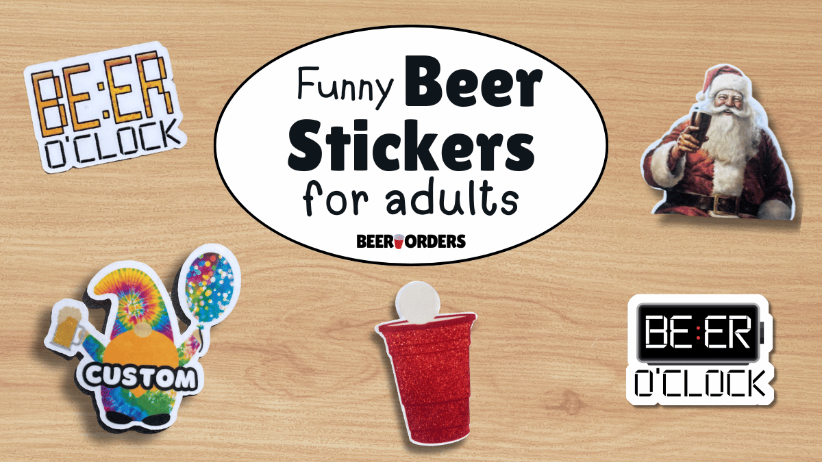 Beer Levels Full Sticker Funny Beer Love Warning Stickers Waterproof Vinyl Decals For Hard Hat Car Truck Laptop Helmet Water Bottles Bicycle Luggage Stickers(6 Inch