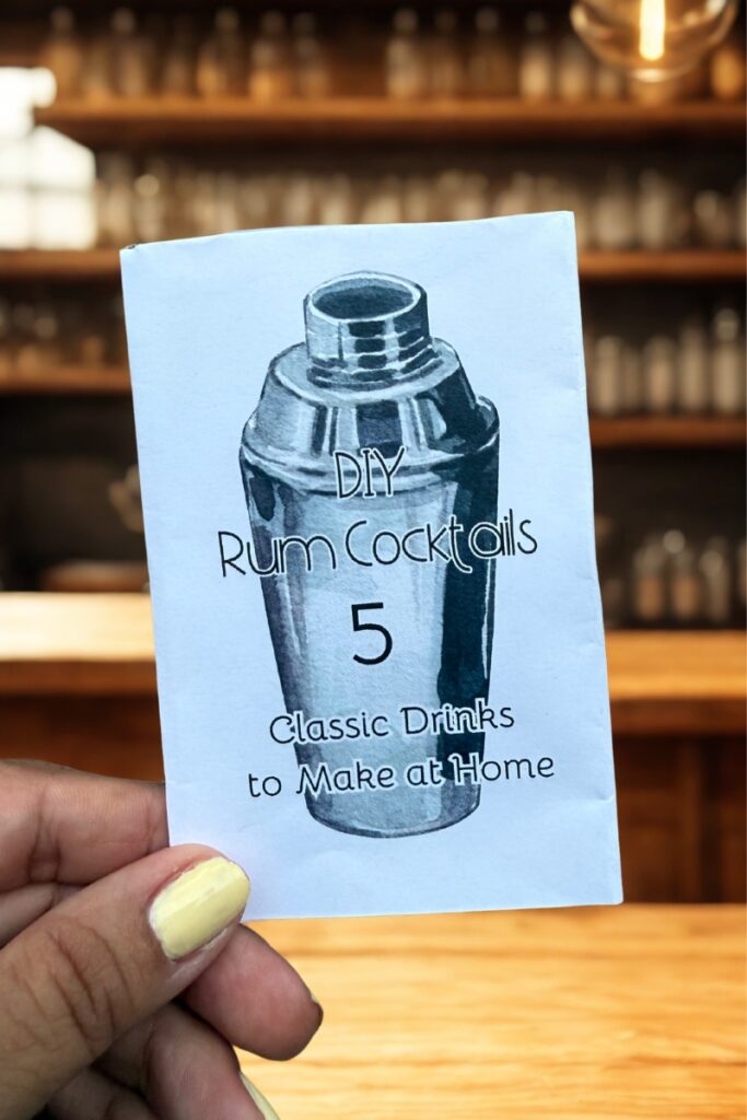 5 DIY Rum Cocktail Recipes Printable