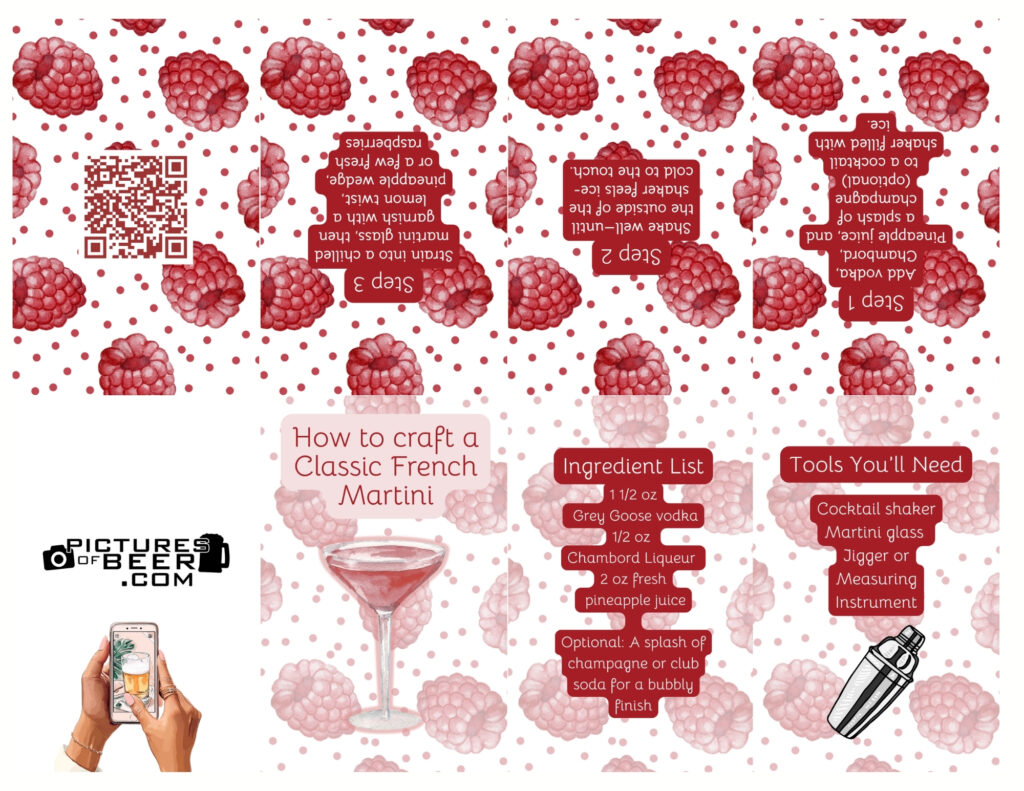 French Martini Instructions