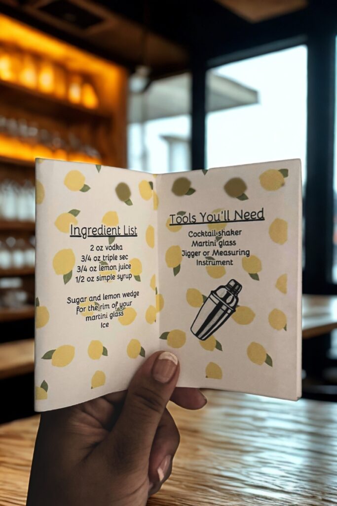 lemon drop martini ingredients