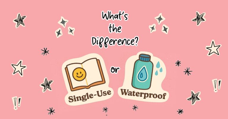 what is the difference between waterproof or single use stickers?